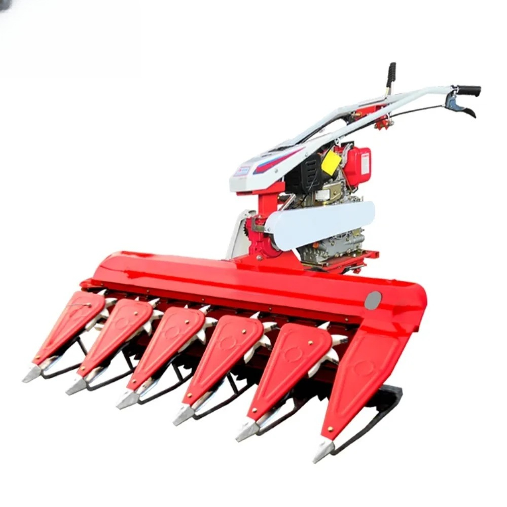 Combine Harvester Mini - Power Rice Reaper Machine Farm Machinery