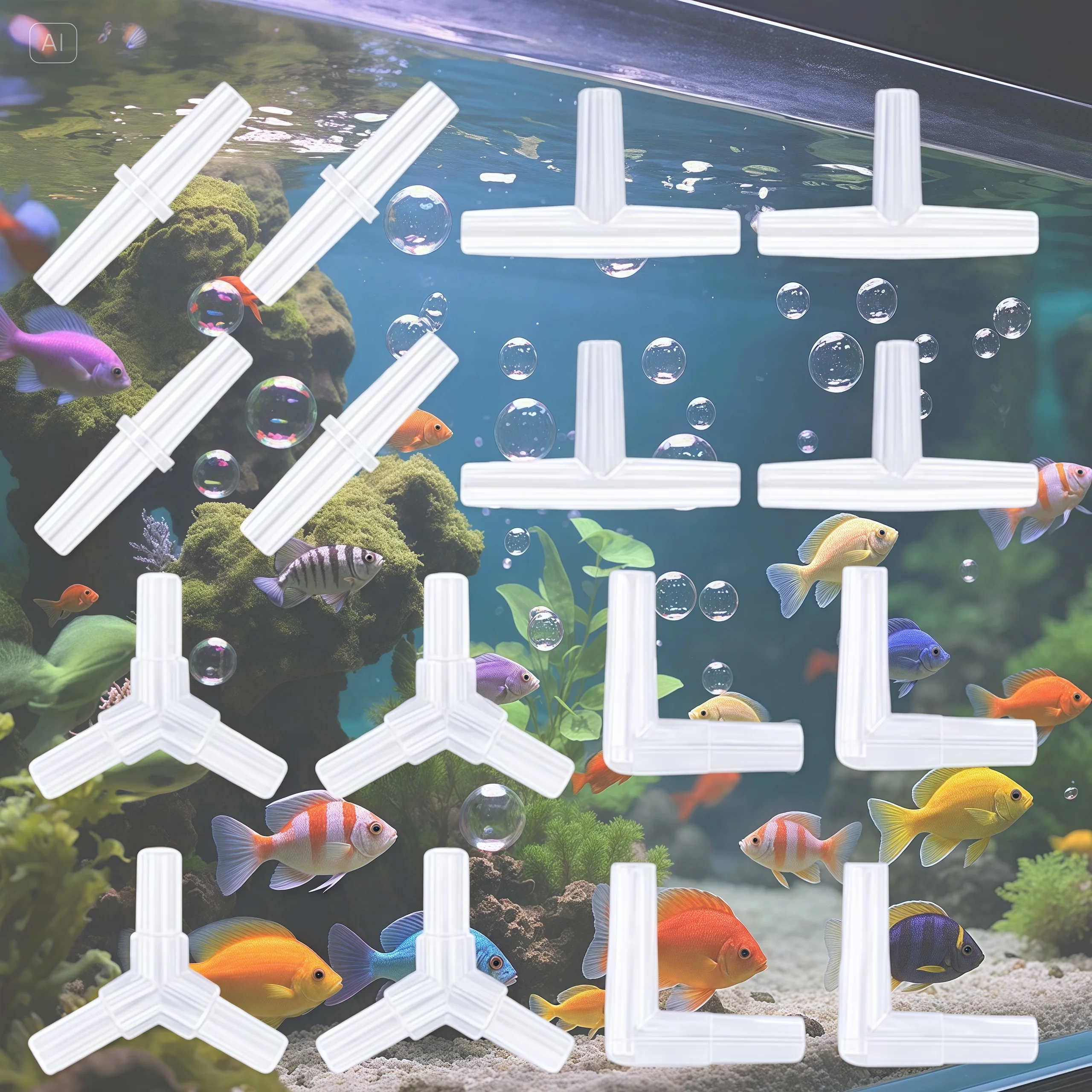 20/40Pcs Aquarium Air Pump Con - Aquaculture Aerator Pump recensie en prijs