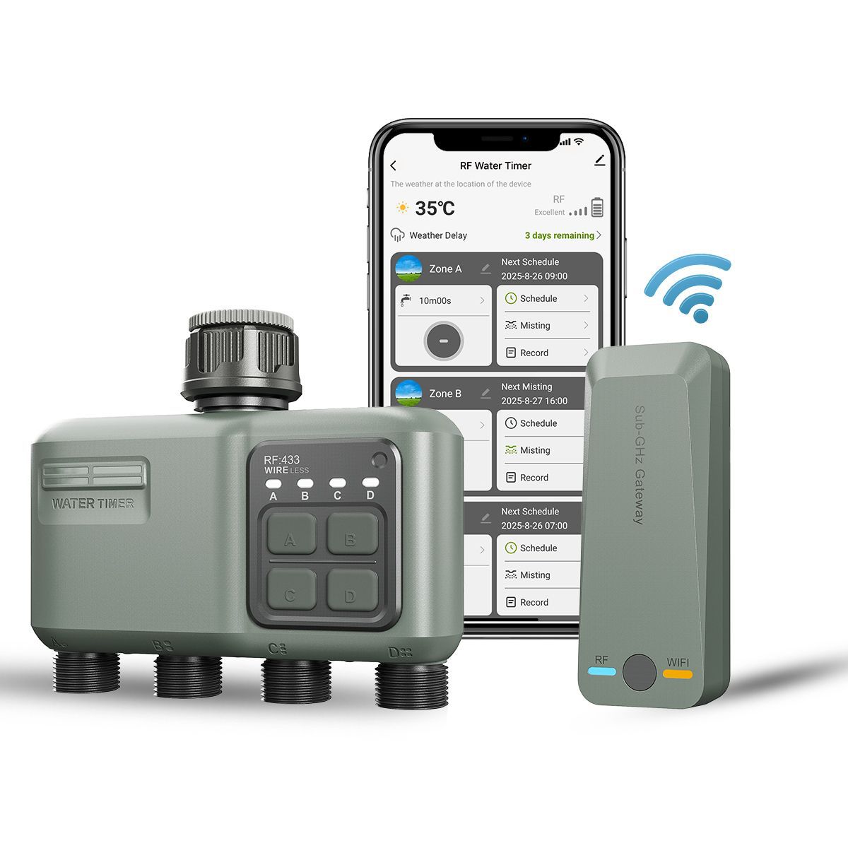 Smart 4-Zone Wireless Water Ti - Farming Zone recensie en prijs