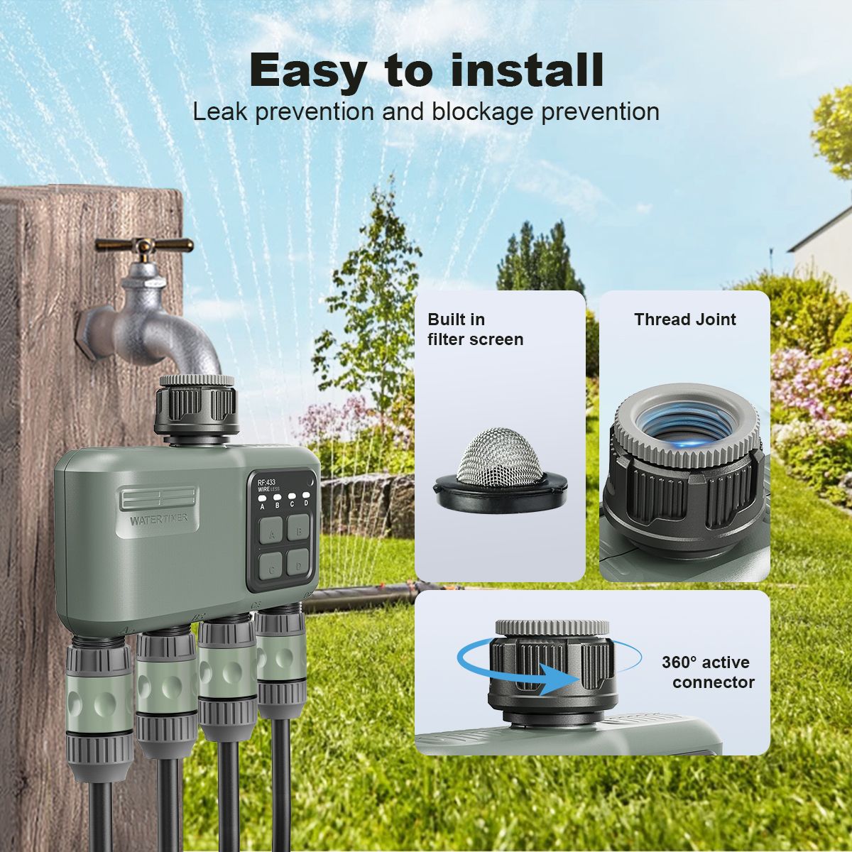 Smart 4-Zone Wireless Water Ti - Farming Zone recensie en prijs