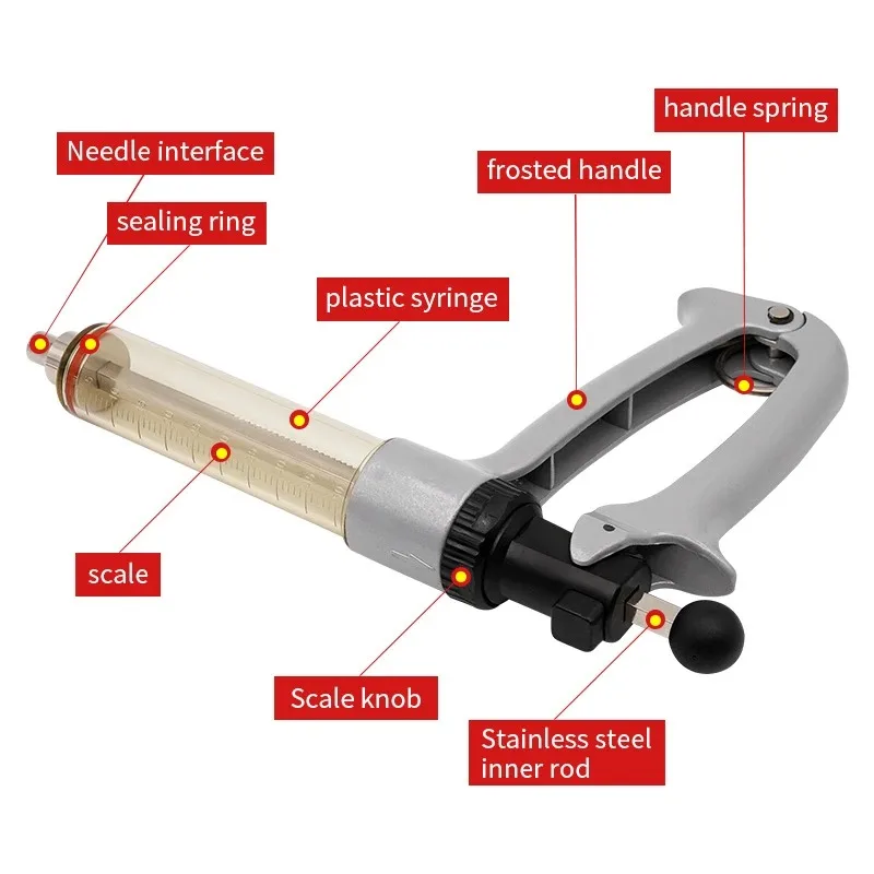 25/50ml Semi-Automatic Veterin - Veterinary Syringe Gun recensie en prijs