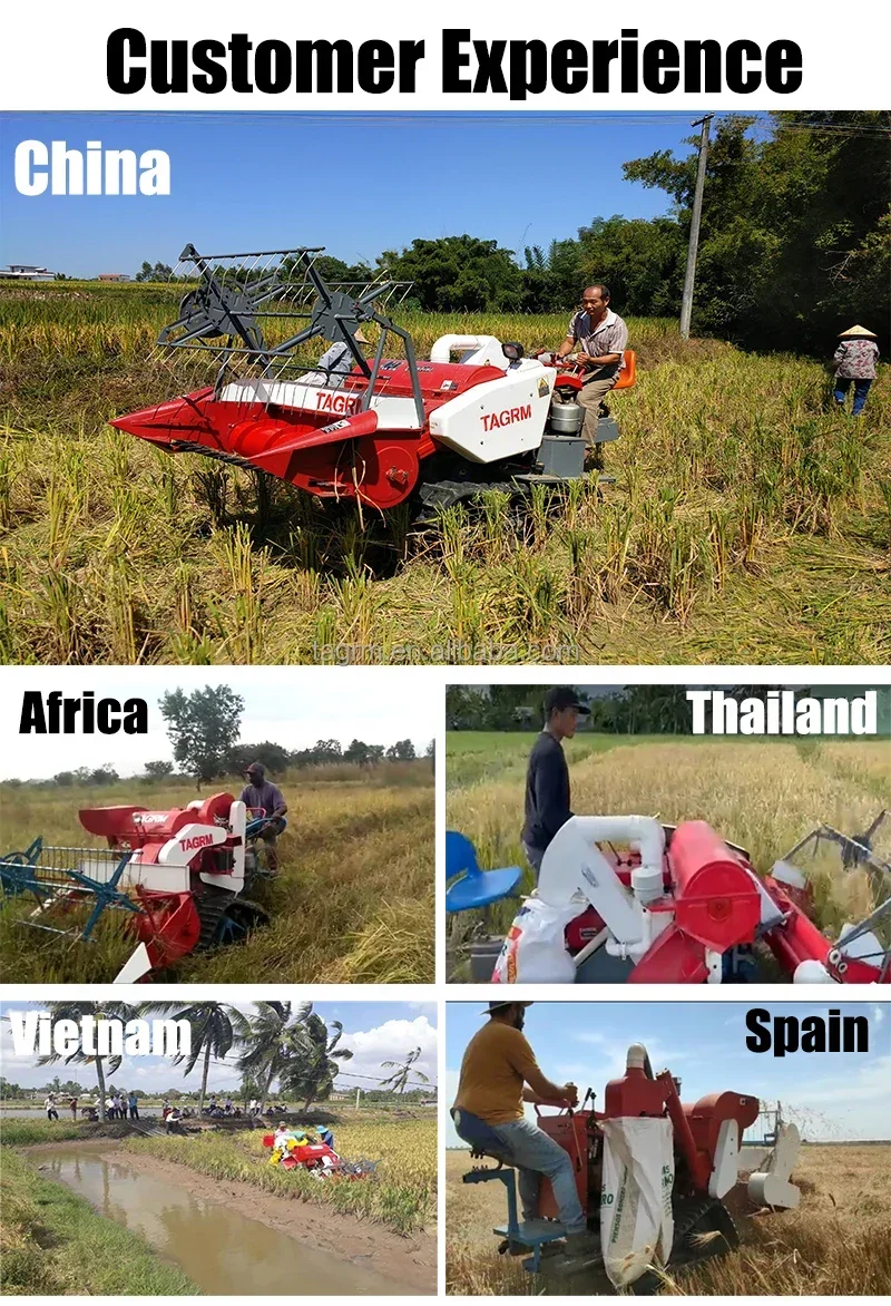 Automatic 13HP New Wheat Rice  - Combine Harvester Mini recensie en prijs