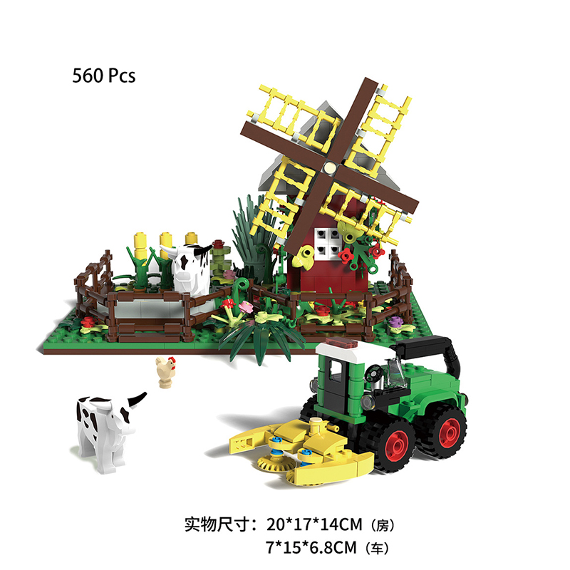 Happy Ranch MOC Building Block - Agriculture Farming Types recensie en prijs
