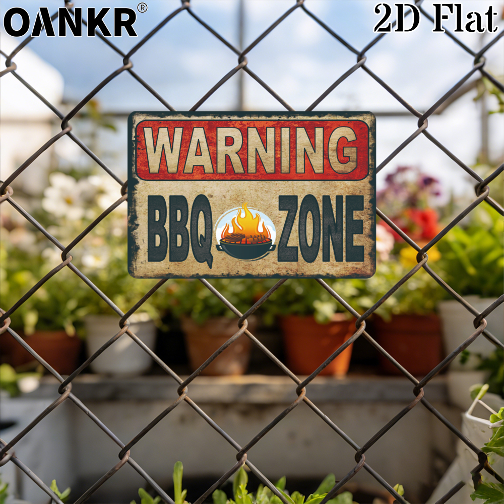 Vintage Warning Poster Metal T - Farming Zone recensie en prijs