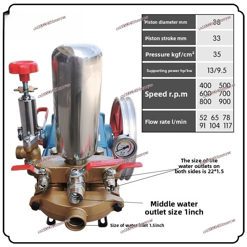 380 type high pressure sprayer - Agriculture Farming Types recensie en prijs