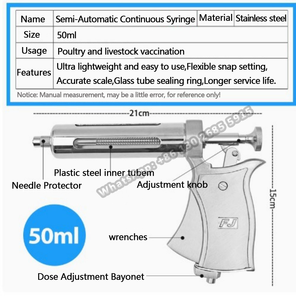 1 Pc Veterinary Animal Continu - Veterinary Syringe Gun recensie en prijs