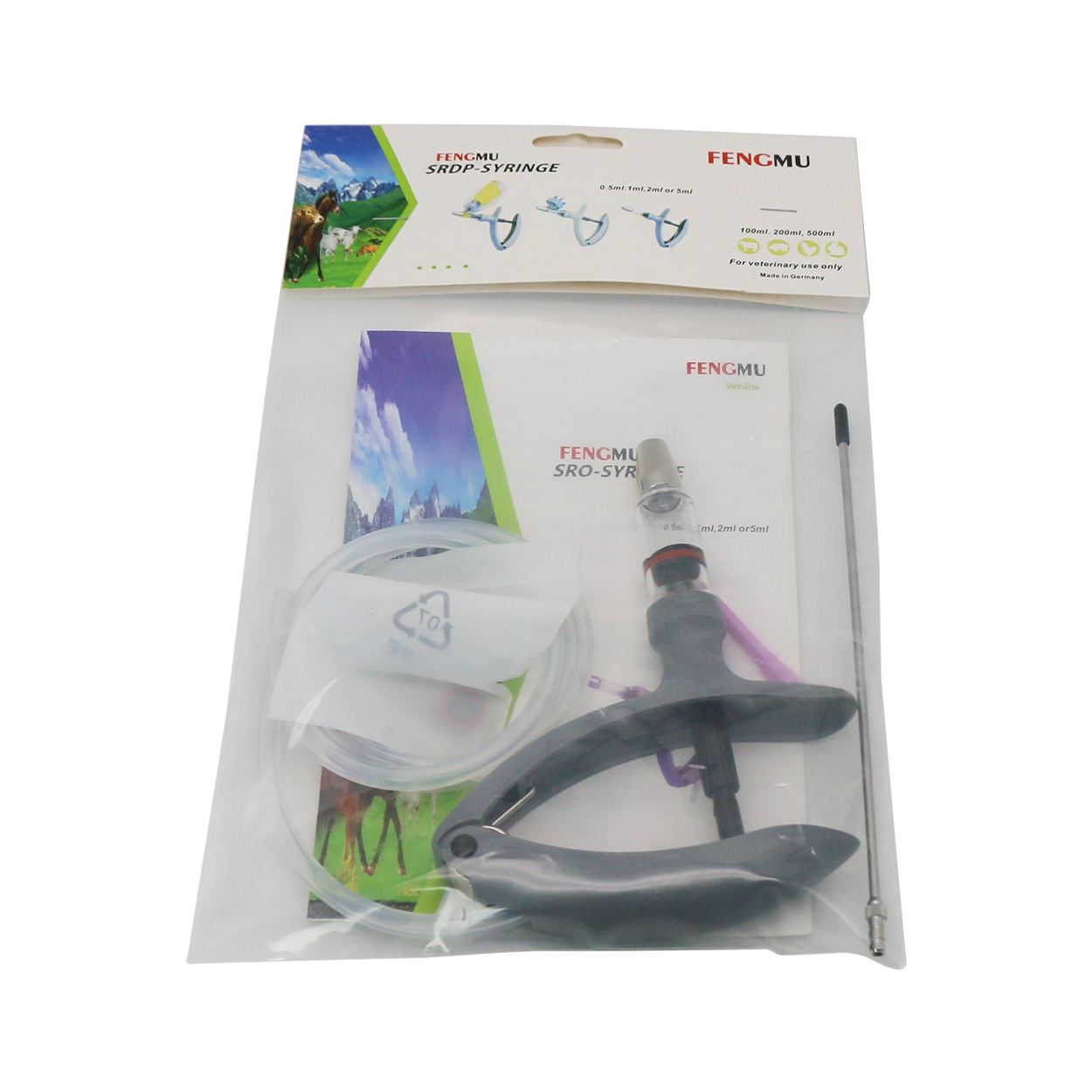 1 Pc 2ml / 5ml Animal Continuo - Veterinary Syringe Gun recensie en prijs