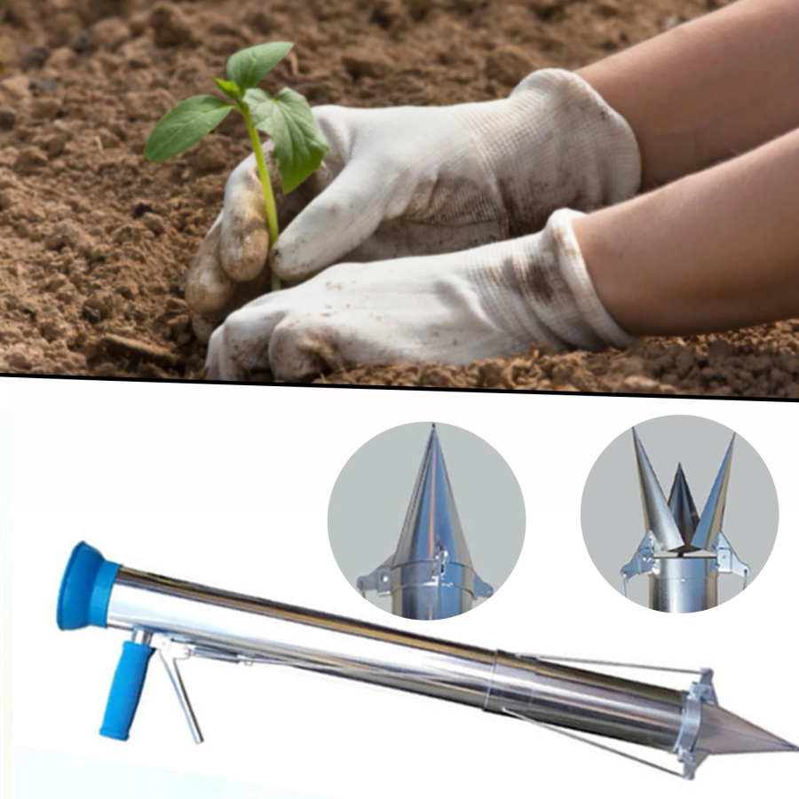 Stainless Steel Manual Seedlin - Vegetable Transplanter recensie en prijs
