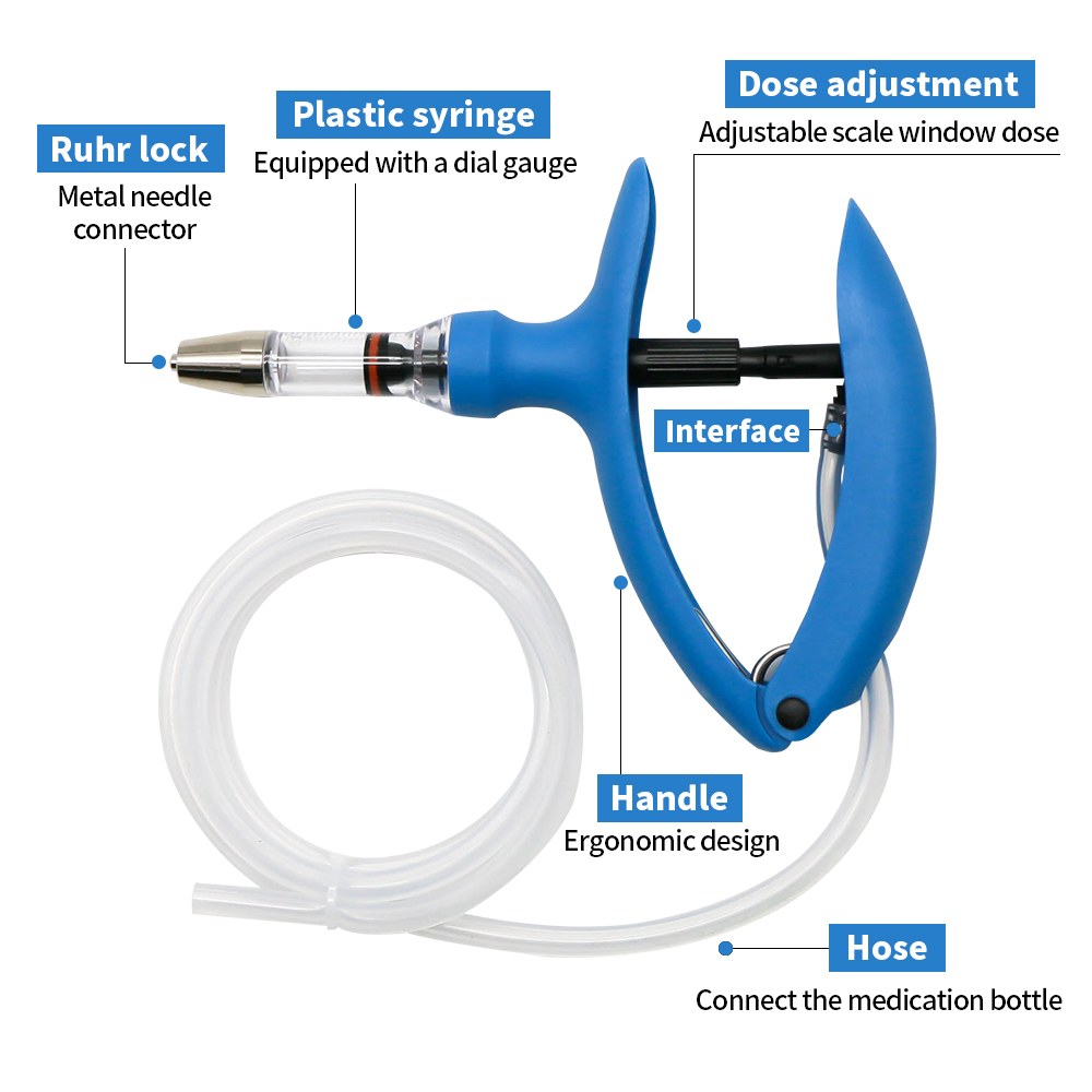 1 Pc 2ml / 5ml Animal Continuo - Veterinary Syringe Gun recensie en prijs