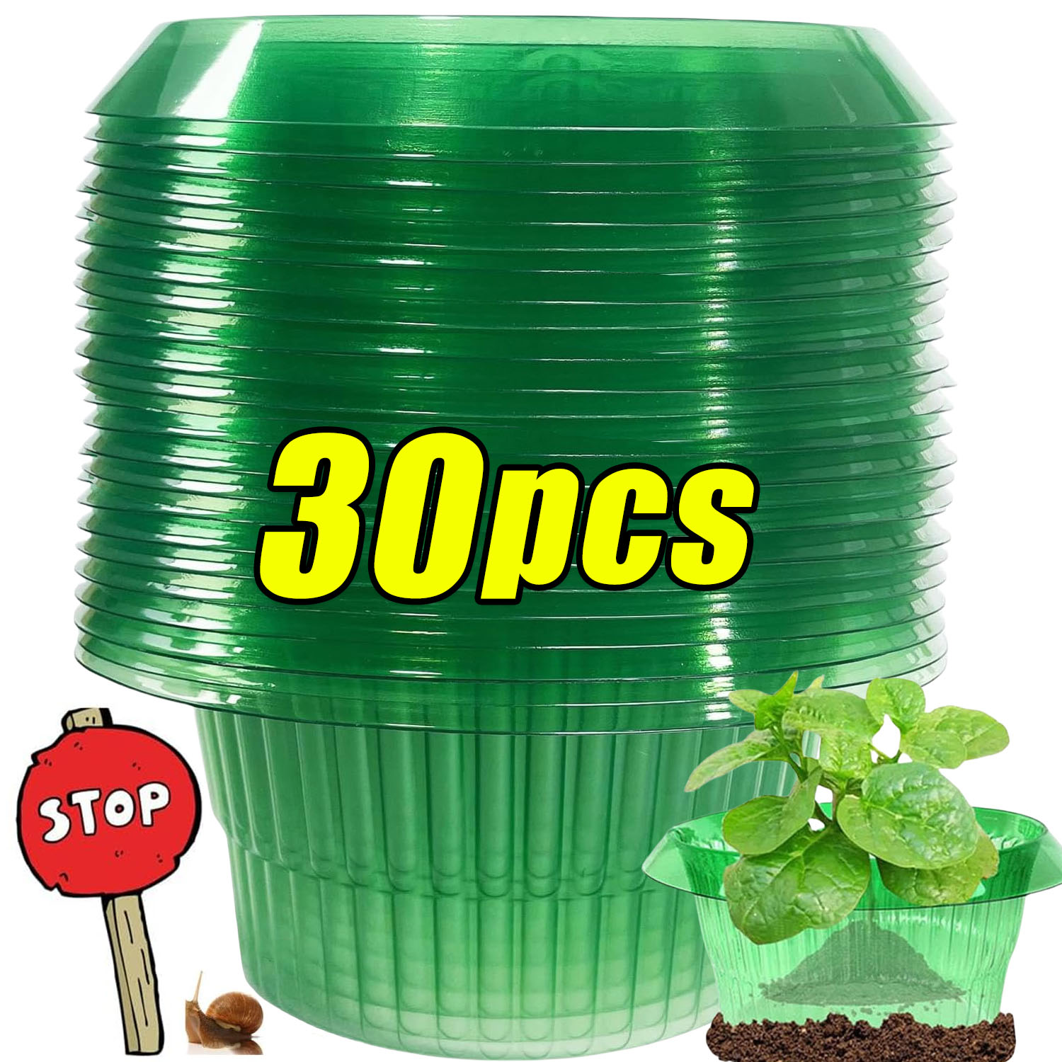 1/30pcs Plants Slug Protection - Vegetable Transplanter recensie en prijs
