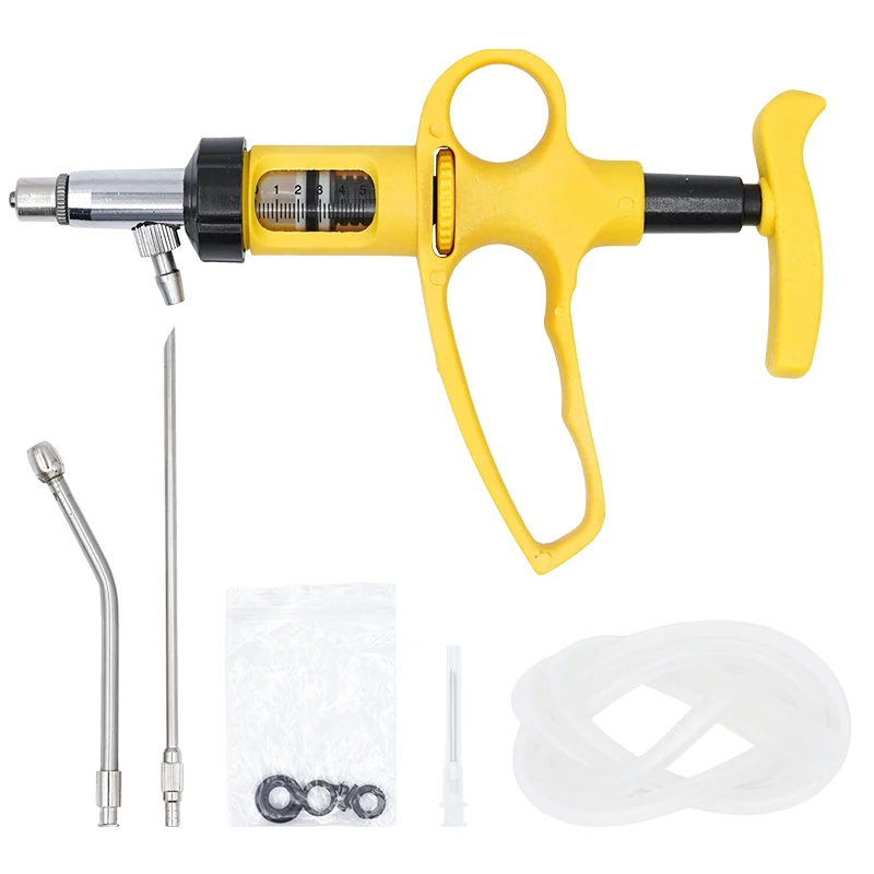 1 Set 5Ml/10Ml Adjustable Cont - Veterinary Syringe Gun recensie en prijs