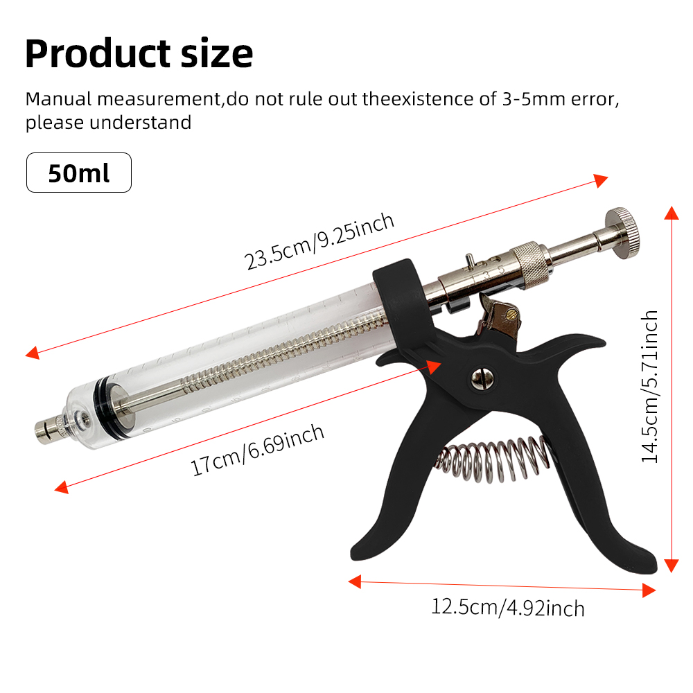 1 Pc Animal 50ml Continuous In - Veterinary Syringe Gun recensie en prijs
