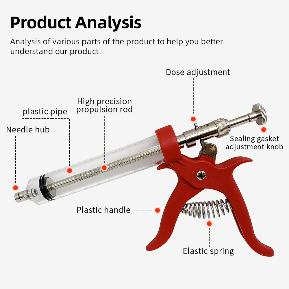 1 Pc Animal 50ml Continuous In - Veterinary Syringe Gun recensie en prijs