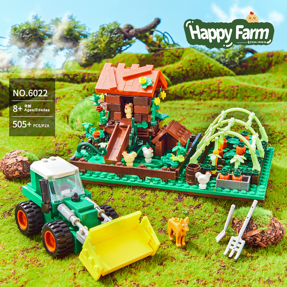 Happy Ranch MOC Building Block - Agriculture Farming Types recensie en prijs